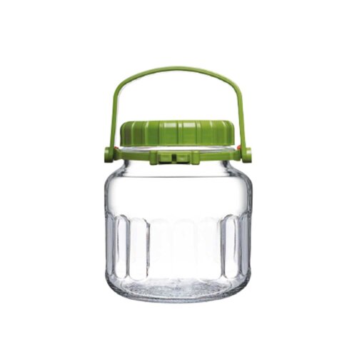 80601 Paşabahçe Harvest Yeşil Kapak Kavanoz 2 lt - PAŞABAHÇE