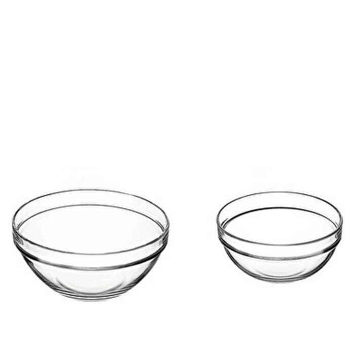 92503 Paşabahçe Chef's Cam Salata Kasesi Takımı 2 Parça - 1