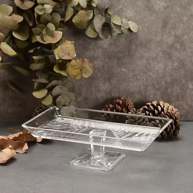 950008 Paşabahçe Madlen Ayaklı Servis Tabağı - 1