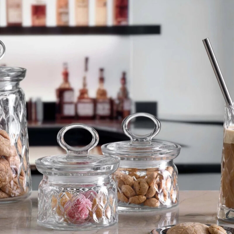 950117 Paşabahçe Leafy Kavanoz 400 cc Contalı Kapaklı - 2