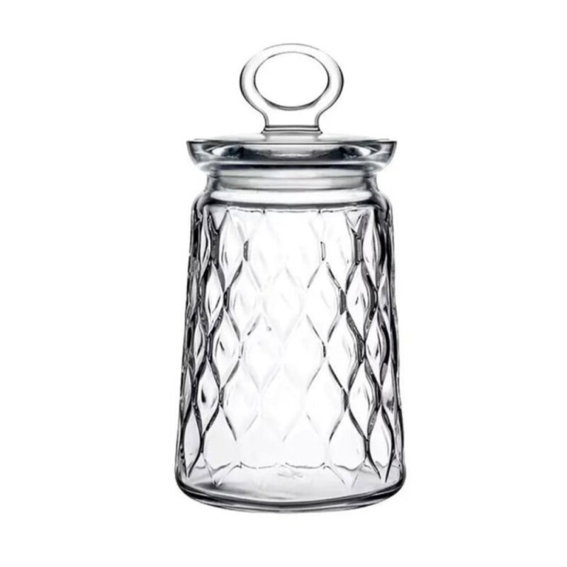 950118 Paşabahçe Leafy Kavanoz 1100 cc Contalı Kapaklı - 1