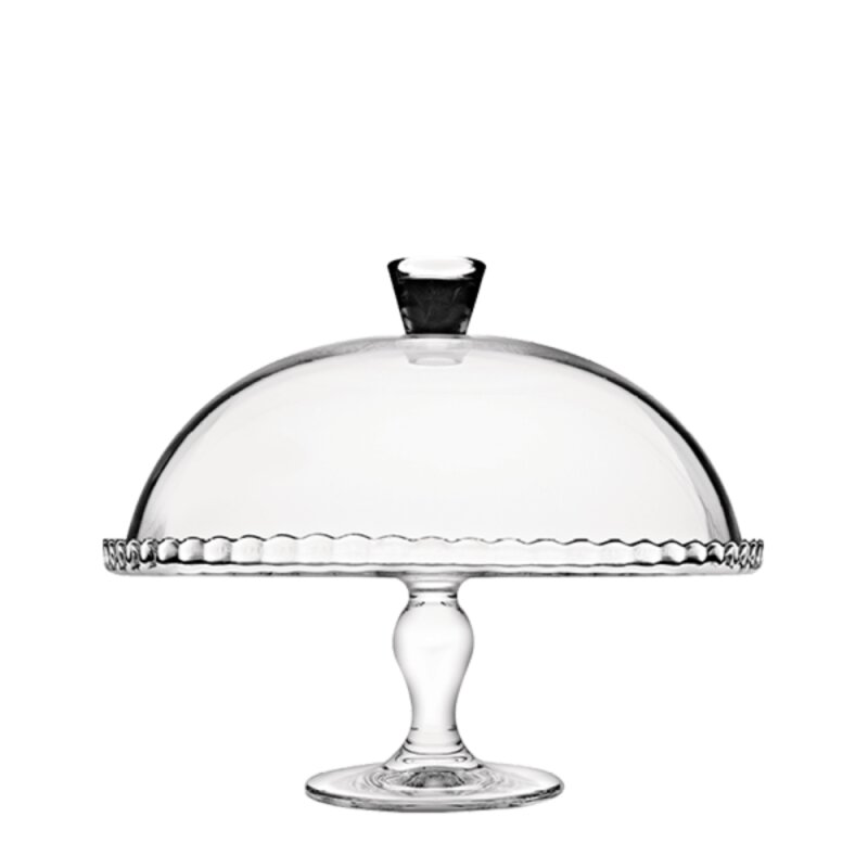 95200 Paşabahçe Patisserie Ayaklı Kapaklı Pasta Servis Sunum 322 mm - 1