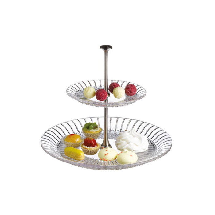 95235 Paşabahçe F&D Glamour İki Katlı Sunumluk - 1