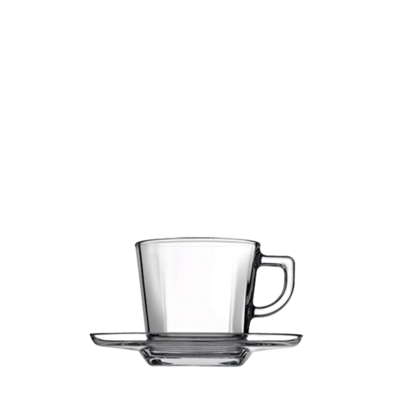 95307 Paşabahçe Carre Çay Takımı Çay Tabak Kobalt Mavi - 1