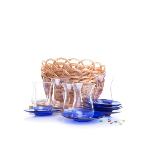 95698 Paşabahçe Çay Takımı Kobalt Mavi - PAŞABAHÇE