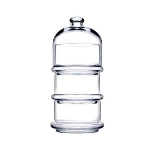 96815 Paşabahçe Villa Patisserie Kapaklı Servis Kasesi Seti 3*505 cc - PAŞABAHÇE