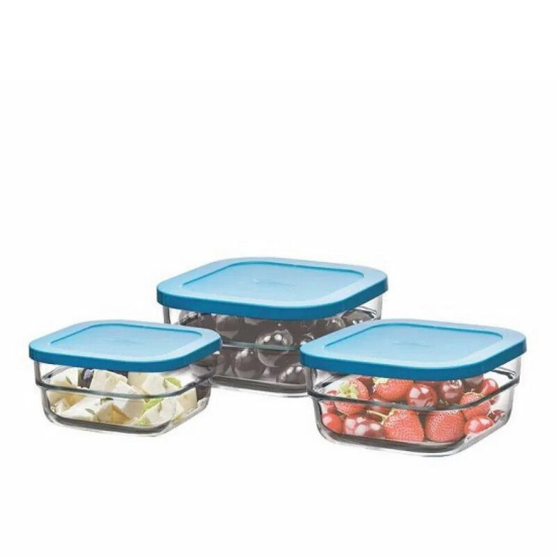 97826 Paşabahçe Gourmet 3'lü Saklama Kabı Set - 1