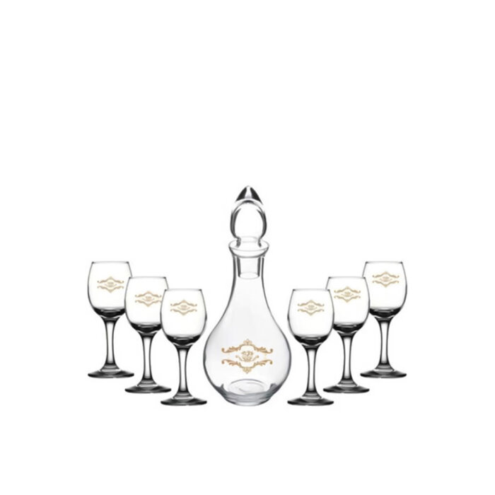 97872 Paşabahçe 7 Parça Su Takımı (1 Adet Sürahi + 6 Adet Bardak) 1210 cc +255 cc - 1