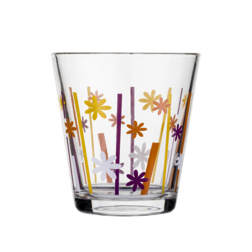 98878 Paşabahçe Çiçek Desenli Bardak Takımı - 3