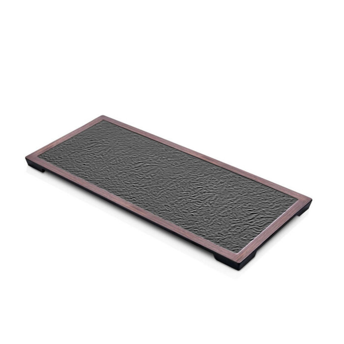 Ahşap Desen Ayaklı Pano 46X25,5 Cm - 1