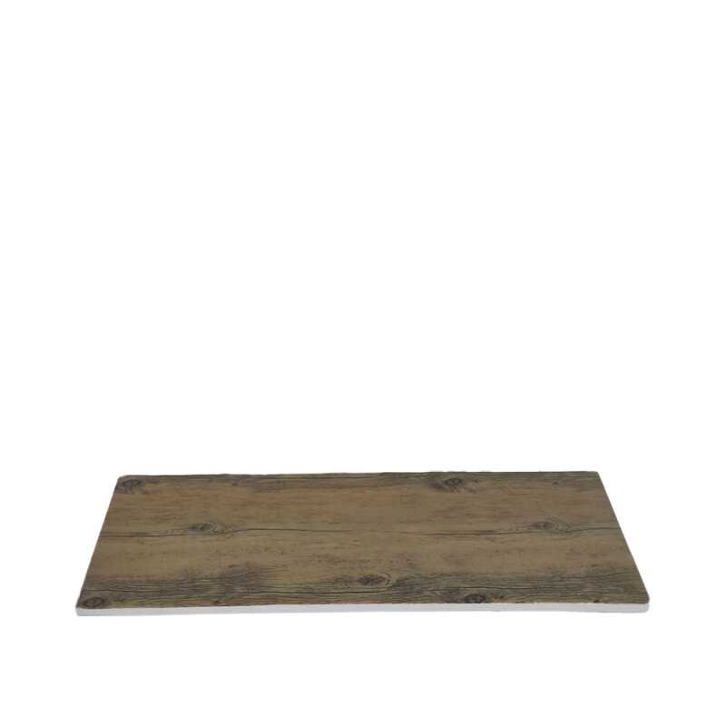 Ahşap Görünümlü Melamin Tabak Gn 1/ 2 32X26 Cm - 1