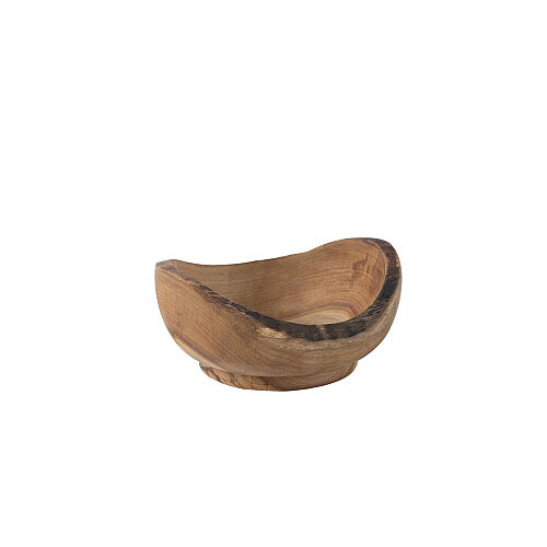Matgusto Ahşap Kase Doğal Kenarlı Zeytin Q:10 H:5 Cm - MATGUSTO