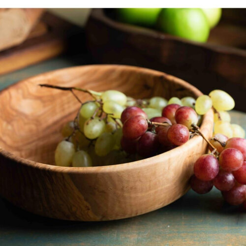 Matgusto Ahşap Kase Zeytin Q:9 H:5 Cm OL1819 - 2