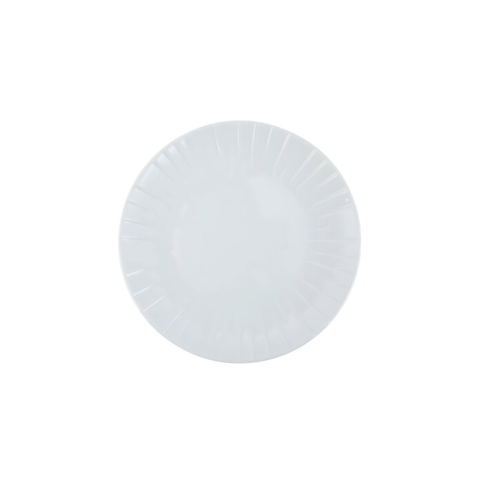 Zest Porcelain Alinda Düz Tabak 21 cm-Krem - 1