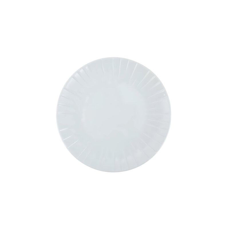 Zest Porcelain Alinda Düz Tabak 21 cm-Krem - 1