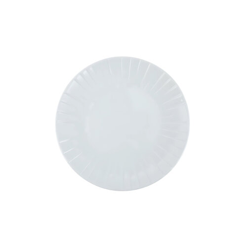 Zest Porcelain Alinda Düz Tabak 23 cm-Krem - ZEST PORCELAIN