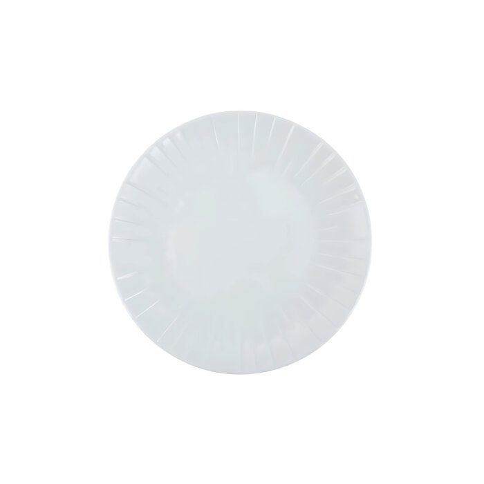 Zest Porcelain Alinda Düz Tabak 23 cm-Krem - 1