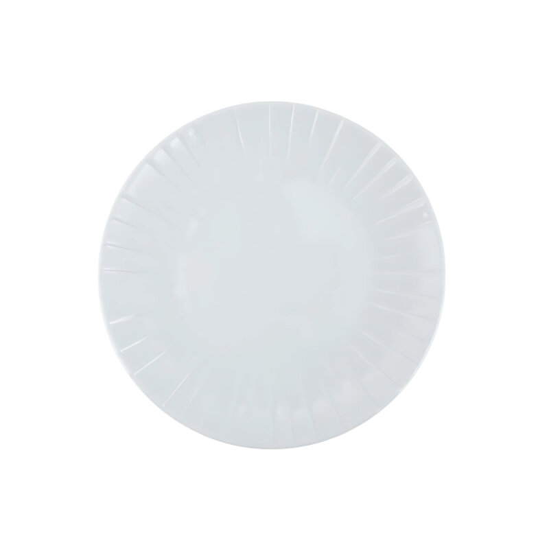 Zest Porcelain Alinda Düz Tabak 27 cm-Krem - 1