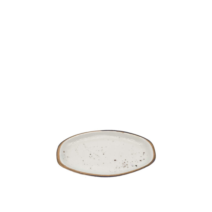 Tulu Porselen Alis Kayık Tabak 15Cm-Reactıve 46Krem - 1