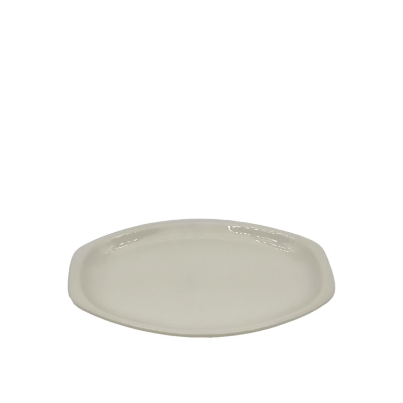 Zest Porcelain Alis Kayık Tabak 22 cm Krem ALS22KY00 - 1