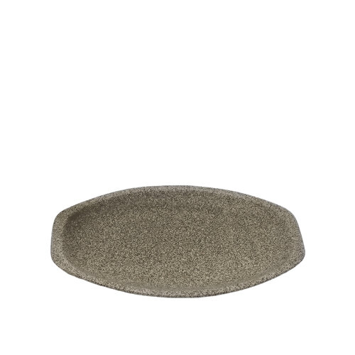 Zest Porcelain Alis Kayık Tabak 26Cm -Element Cream - ZEST PORCELAIN