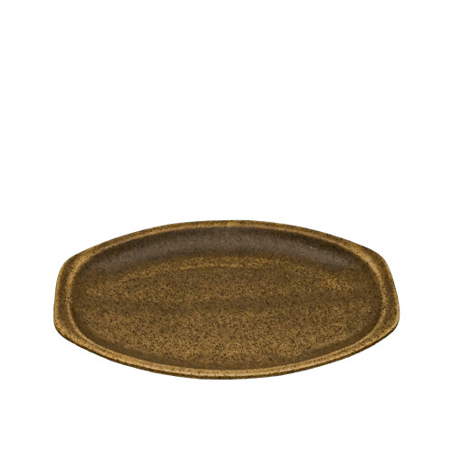 Zest Porcelain Alis Kayık Tabak 26Cm -Element Brown - ZEST PORCELAIN