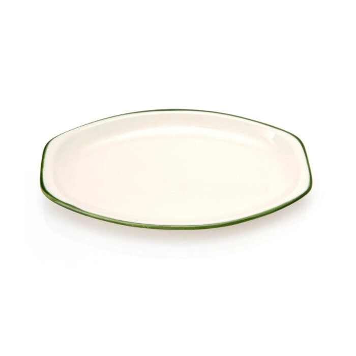 Zest Porcelain Alis Kayık Tabak 26Cm-File 90 Çağla Yeşil - 1