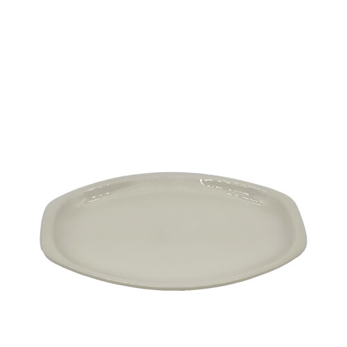 Tulu Porselen Alis Kayık Tabak 26Cm Krem - TULU PORSELEN