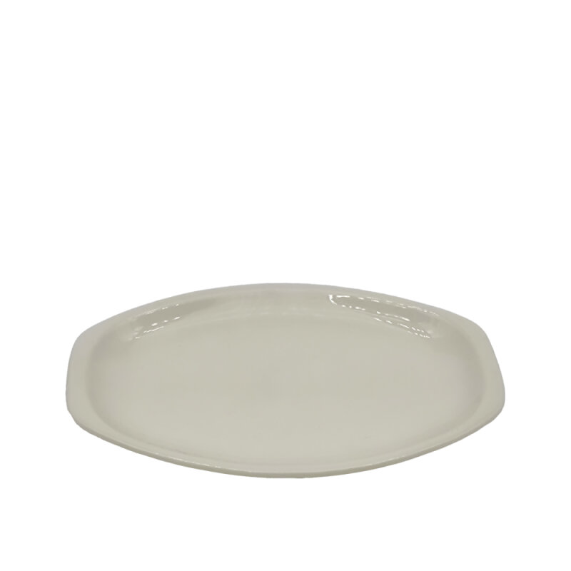 Tulu Porselen Alis Kayık Tabak 26Cm Krem - 1