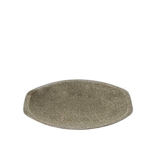 Zest Porcelain Alis Kayık Tabak 29Cm -Element Cream - ZEST PORCELAIN