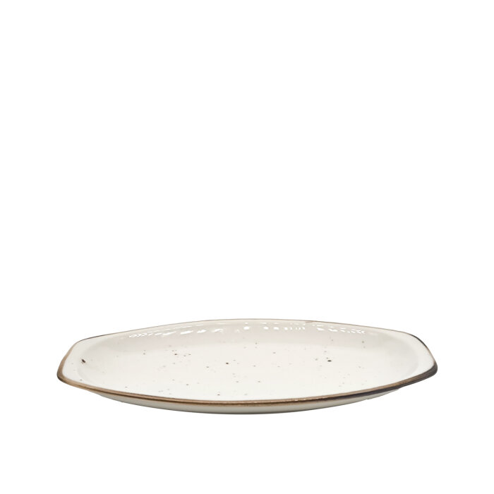 Zest Porcelain Alis Kayık Tabak 29Cm-Paris Krem - 1