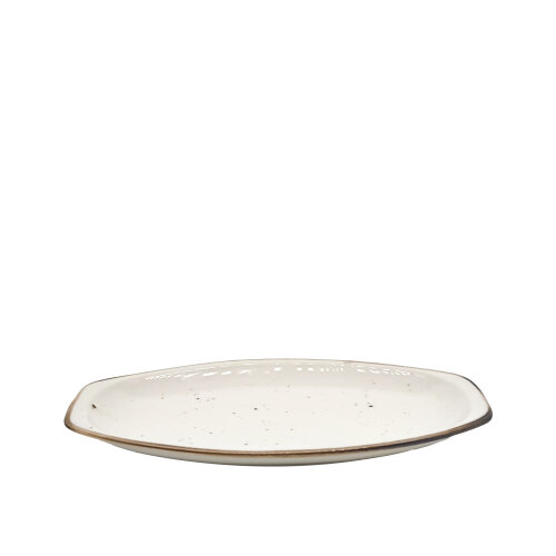 Zest Porcelain Alis Kayık Tabak 29Cm-Paris Krem - ZEST PORCELAIN