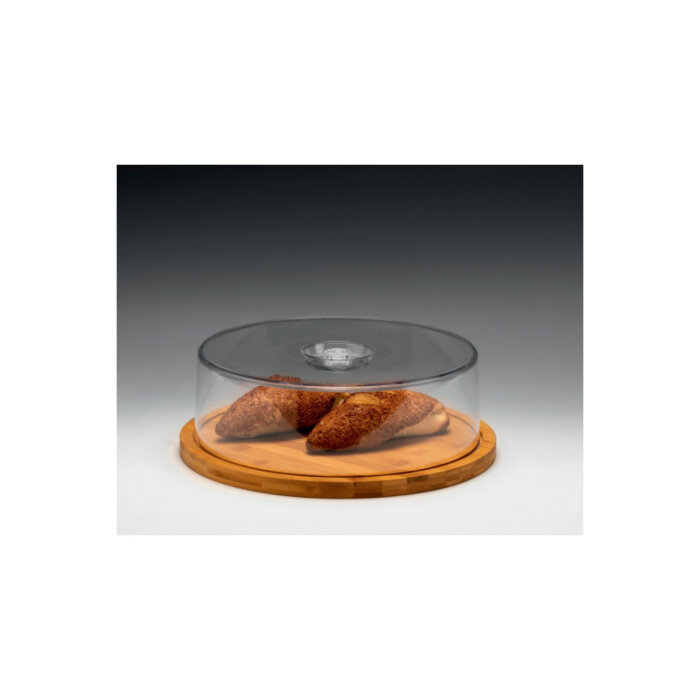 Alkan Ahşap Altlı Akrilik Kapaklı Fanus - 1