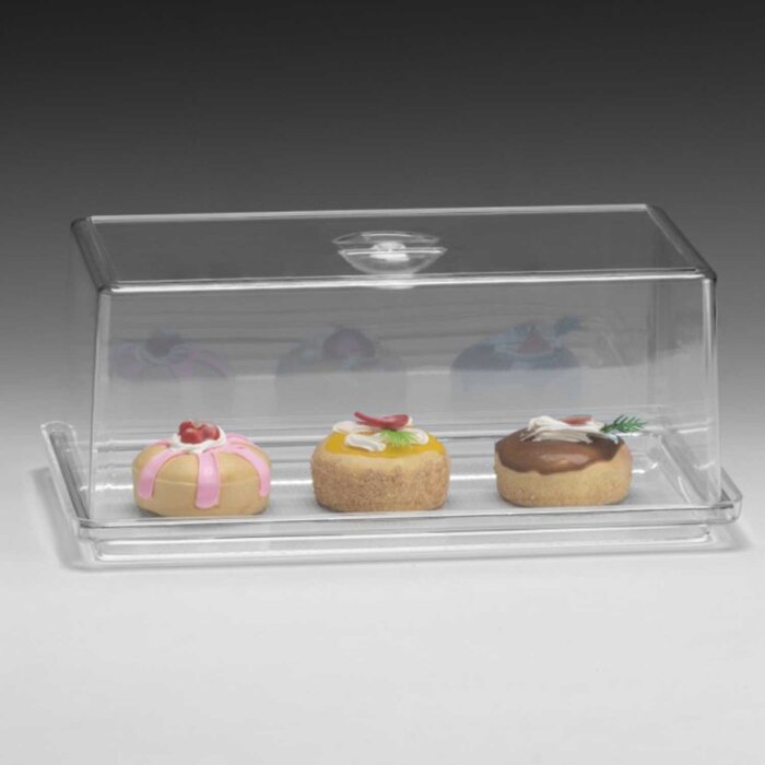 Alkan Akrilik Altlı Pc Kapaklı Kek Fanusu 19*36*H - 1