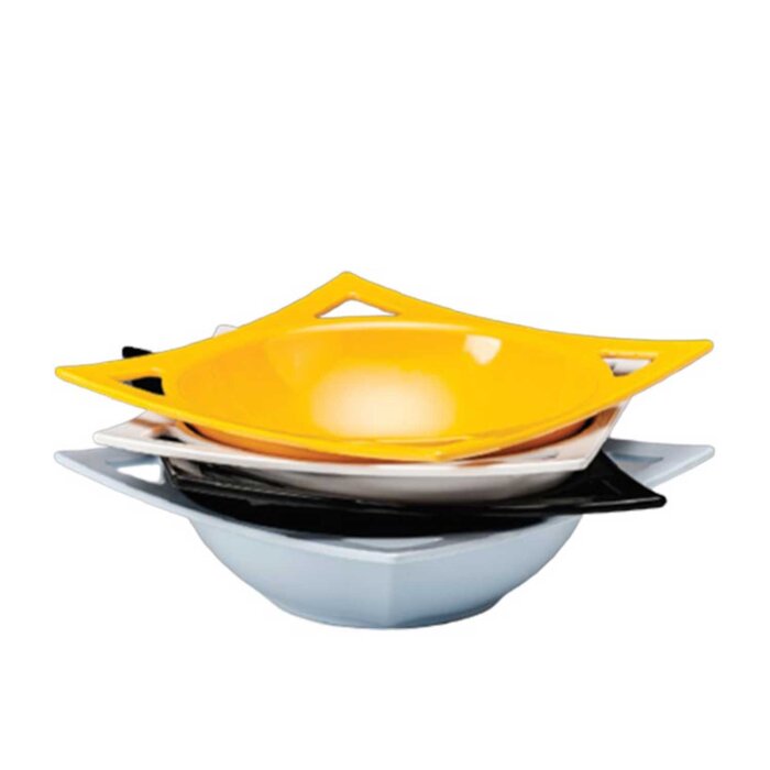 Alkan Kare Melamin Kase Beyaz - 1