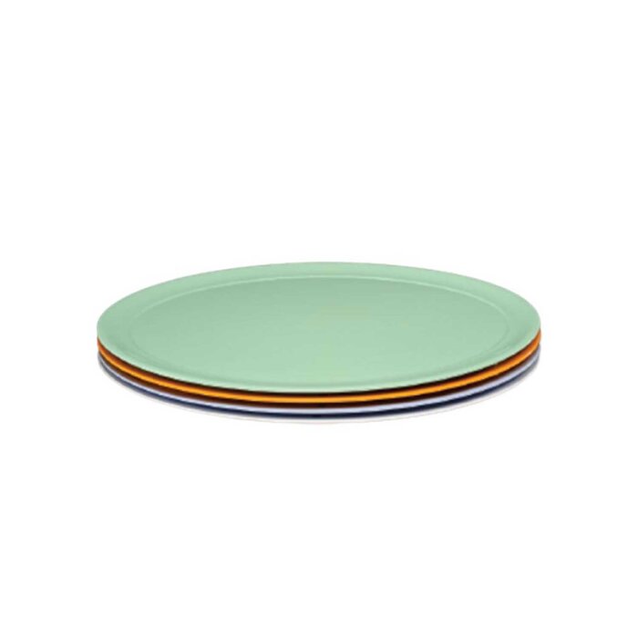 Alkan Oval Teşhir Kayık Melamin Beyaz 55,5X42X3 - 1