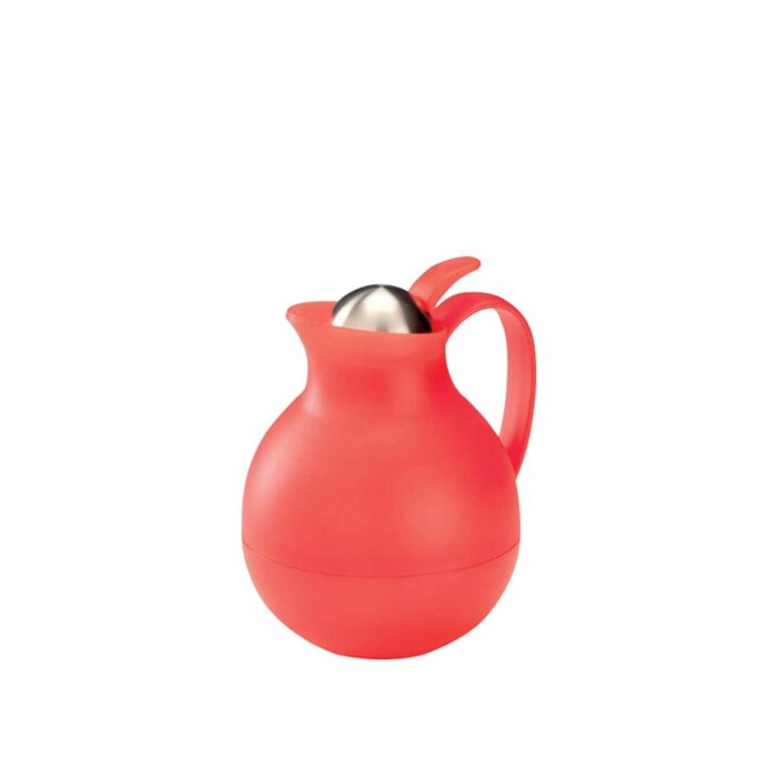 Alkan Termos-İçi Camlı-Beyaz-Kırmızı-Siyah - 1