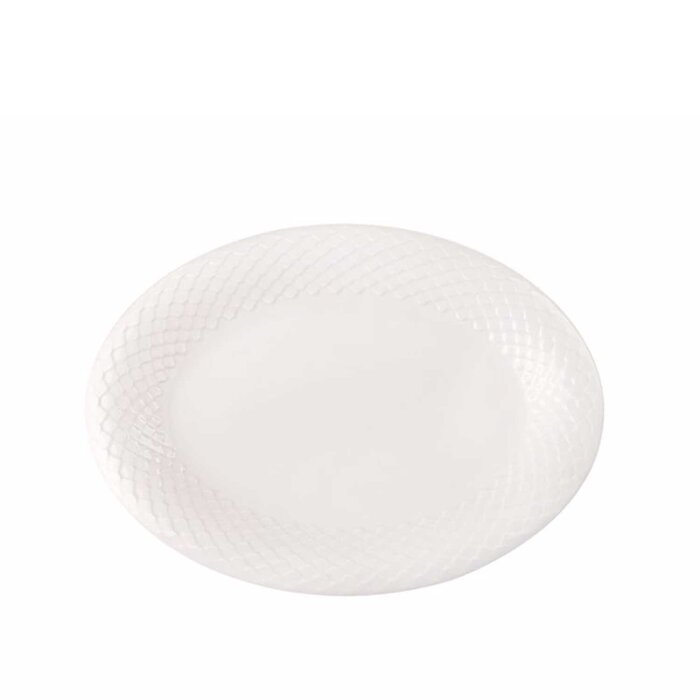 Porland Porselen 11Bb24 Aqua Alumilite Kayık Tabak 230 mm - 1