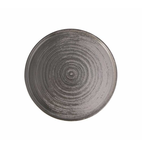 Porland Porselen 18Ac24 Lykke Gri Düz Tabak 24 cm - PORLAND PORSELEN