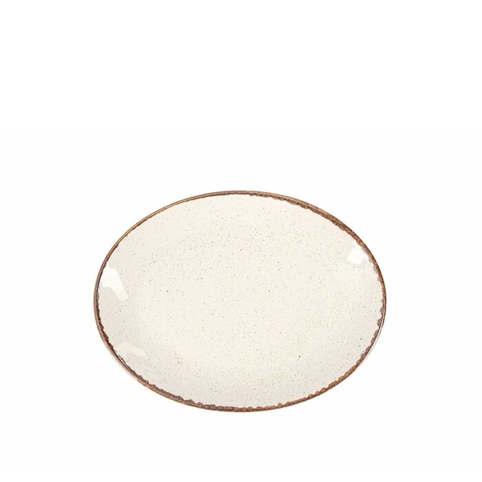 Porland Porselen 112118 Seasons Bej Kayık Tabak 180 Mm - 1