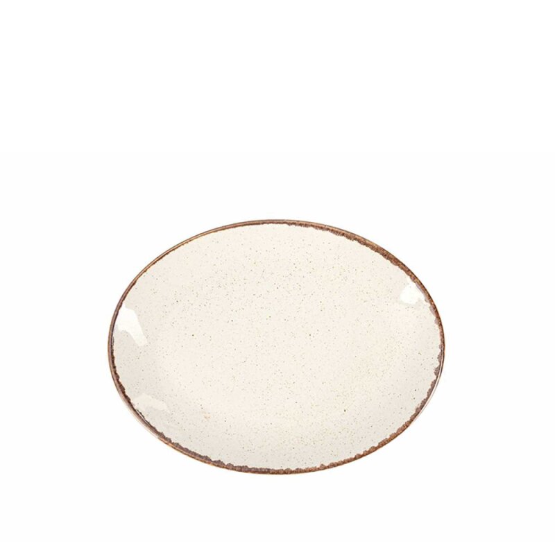 Porland Porselen 112118 Seasons Bej Kayık Tabak 180 Mm - 1