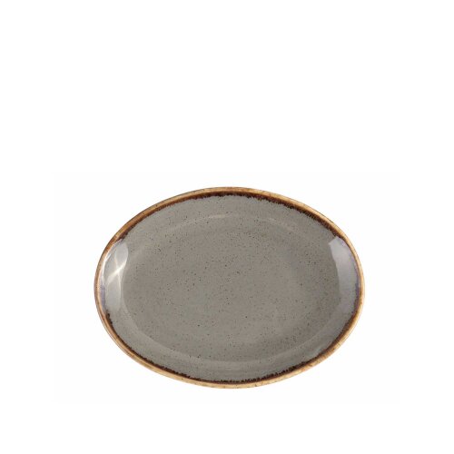 Porland Porselen 112118 Seasons Koyu Gri Kayık Tabak 180 Mm - PORLAND PORSELEN