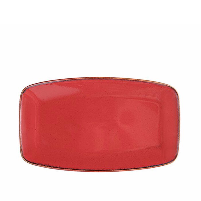Porland Porselen 118331 Seasons Kırmızı Kayık Tabak 310 Mm - 1