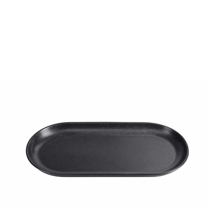 Porland Porselen 118130 Seasons Siyah Kayık Tabak 300 Mm - 1