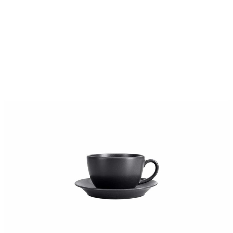 Porland Porselen 222134 Seasons Siyah Çay Fincan 320 Cc - 1