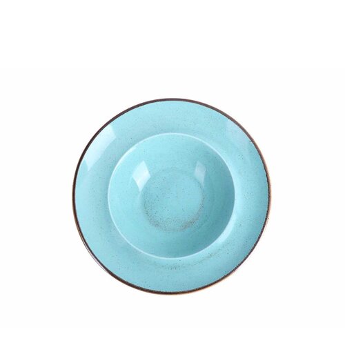 Porland Porselen 173925 Seasons Turkuaz Çukur Tabak 260 Mm - PORLAND PORSELEN