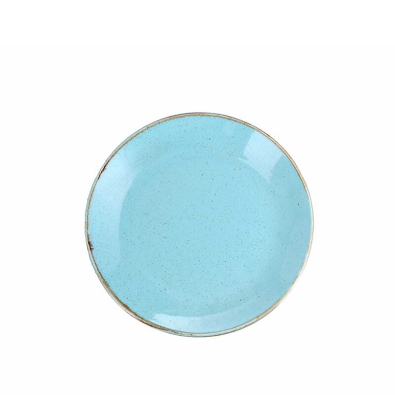 Porland Porselen 187624 Seasons Turkuaz Düz Tabak 24 cm - 1