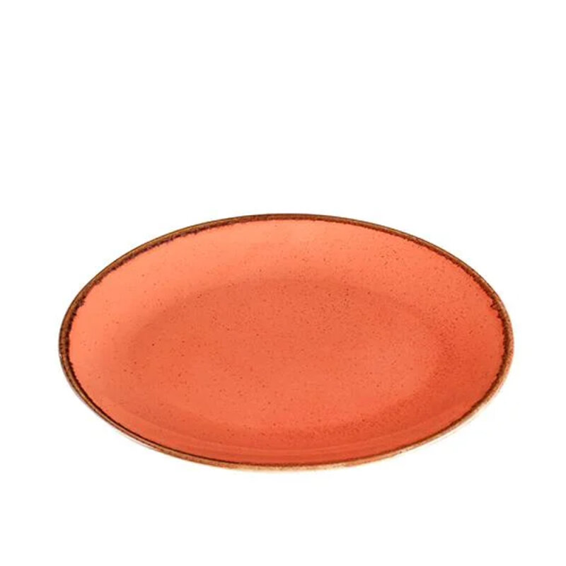 Porland Porselen 112124 Seasons Alumilite Turuncu Kayık Tabak 24 cm - 2