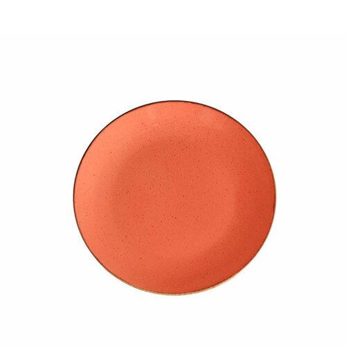 Porland Porselen 187618 Seasons Turuncu Düz Tabak 18 cm - PORLAND PORSELEN