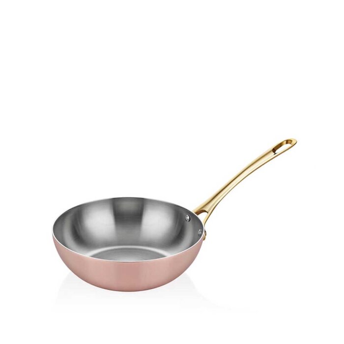 Altınbaşak 26 Multi Metal Bakır Wok Tava - 1